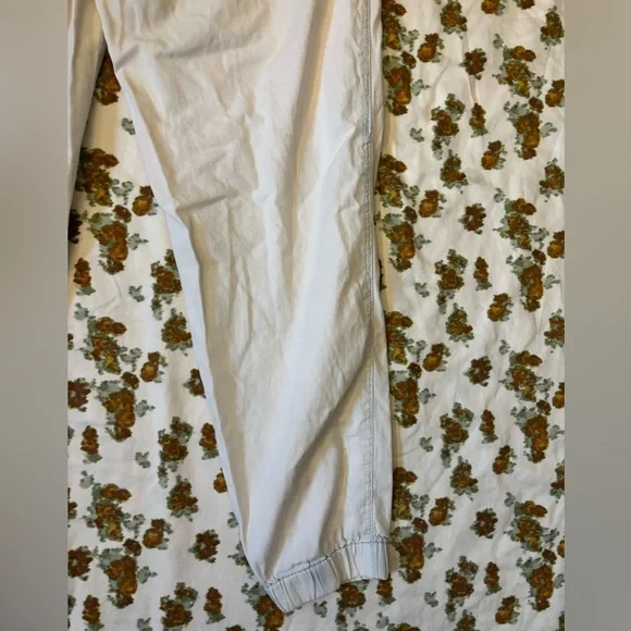 American Rag Off-White and Blue 100% Cotton Joggers Size L - Picture 15 of 16